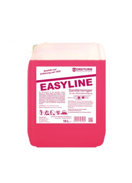Čistilo za sanitarije EASYLINE SANITARREINIGER 10L 7070