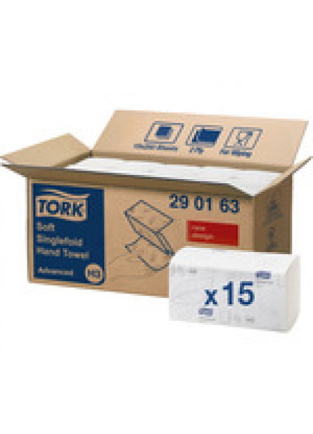 Papirnate brisače V, zloženke bele, 2 slojne tork