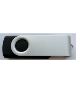 KLJUČ USB 32GB TWISTER ČRN MAT CLIP