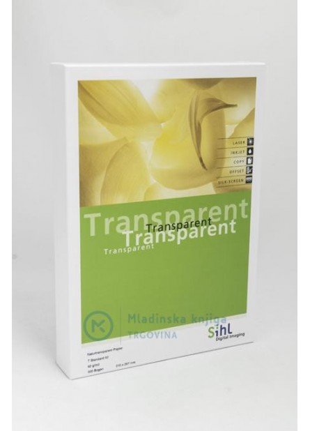 Paus papir, Transparent A4